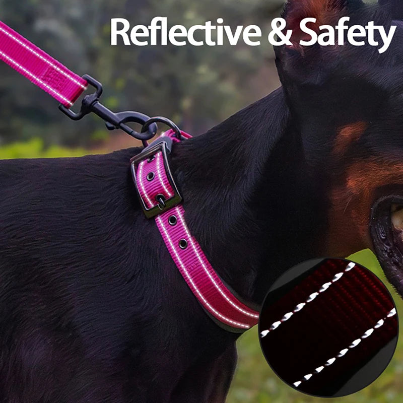 Solid Dog Collars Nylon Dog Collar For Small Medium Large Dogs Teddy Keji Pitbull Bulldog Beagle