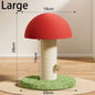 Cute Cat Scratch Board Kitten Climbing Mushroom Protecting Furniture Funny Cat Grinding Claw Toy Durable Sisal Scratching Board