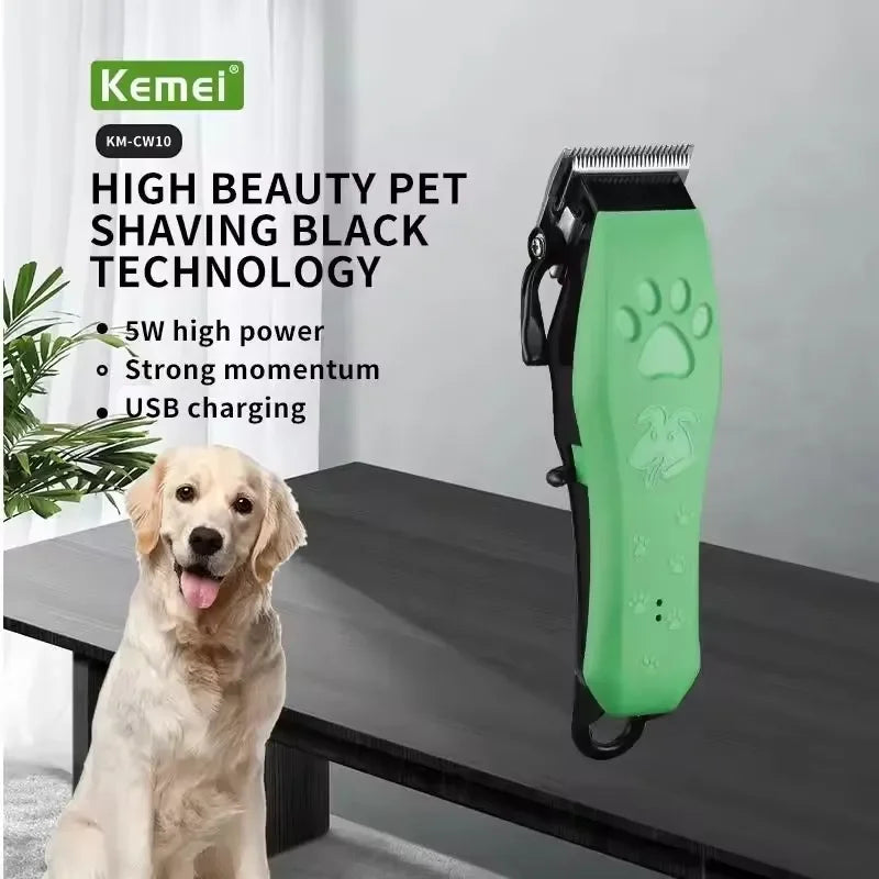 Pet Grooming Hair Clippers Rechargeable Cat Hair Trimmer for Dogs Adjustable Professional Electric Rechargeable Cat Shaver