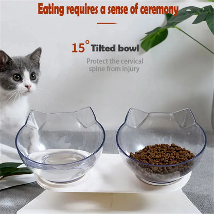 Non-Slip Double Cat Bowl Dog Bowl With Stand Pet Feeding Cat Water Bowl For Cats Food Pet Bowls For Dogs Feeder Product Supplies
