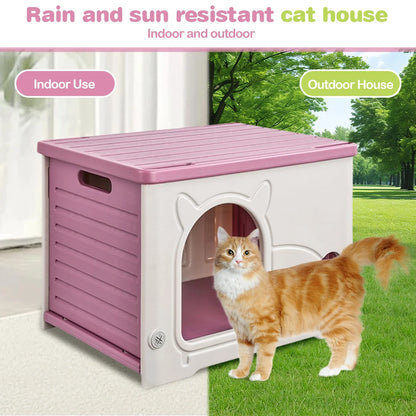 Home Waterproof Winter Warm Shelter Stray Cat dog House Washable Pet Cave Sleeping Beds for Small Dog Puppy Supplies