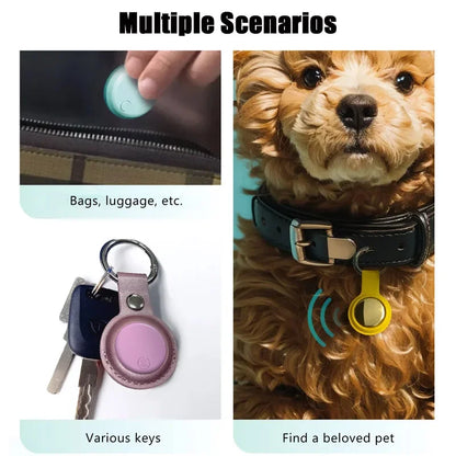 Mini Smart Anti-Lost Tracker Reminder For Pets Kids Bag Wallet 5G Bluetooth GPS Device Air Tag Finder Tracking Locator