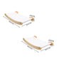 Cat Hammock and Stairway with Sisal Rope Wall Mounted Climbing Shelf Scratching Grinding Claws Toy for Kitten Cats Furniture