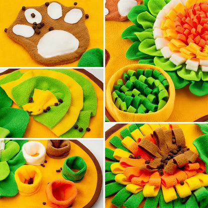 Dog Snuffle Mat, Interactive Slow Feeder, Foraging Game, Anxiety Relief Toy for Dogs, Indoor Outdoor Dog Enrichment
