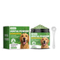 Dog tooth cleaning powder gently cleanses pet teeth, improves tartar, teeth yellowing, freshens breath, natural ingredients