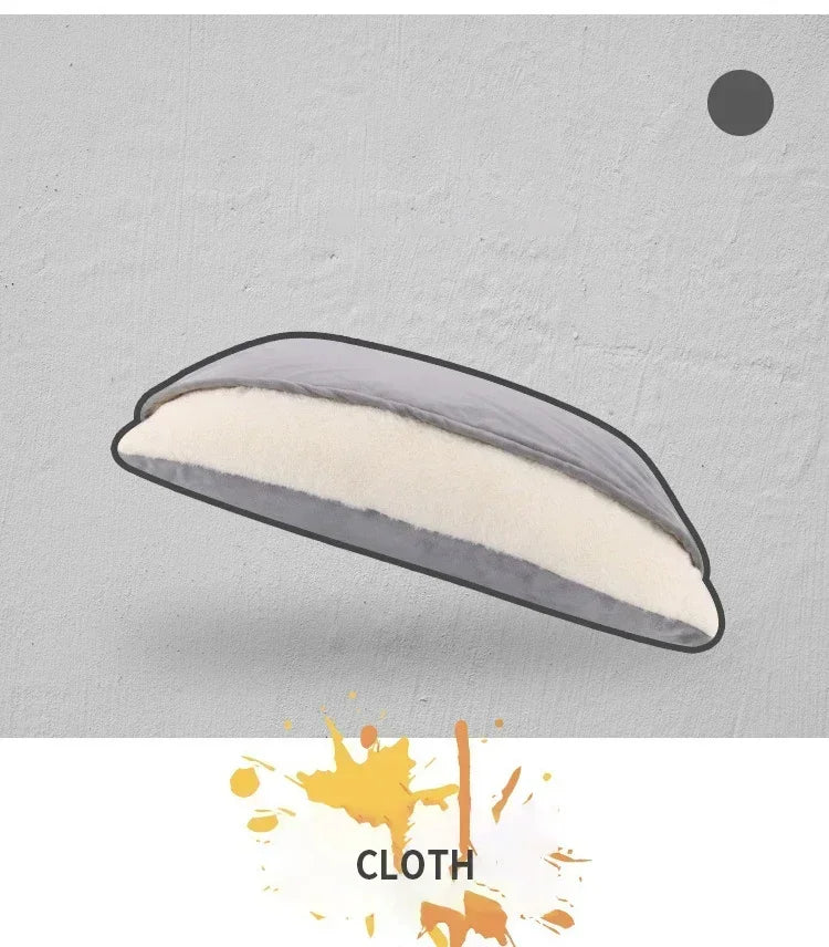 Pet Dog Kennel Cat Nest Teddy Bear Winter Thermal Mat for All Seasons Fully Washable Winter Large Dog Enclosed Pet Sleeping