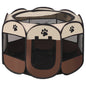 Folding Pet Tent Dog House Camping Accessories Pet Cage Octagonal Cage Fence Outdoor Playpen Puppy Shelter
