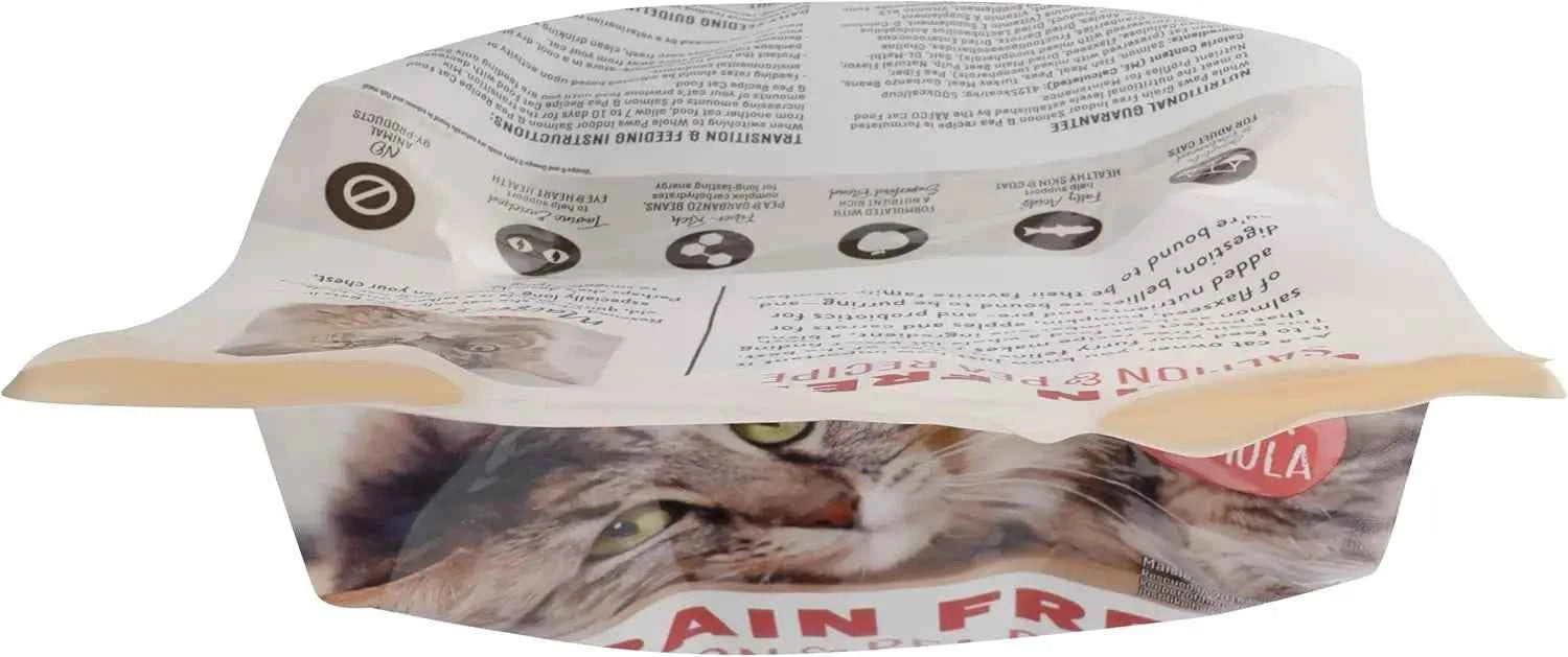 Grain-Free Dry Cat Food, Salmon & Pea Recipe with Fiber & Prebiotics for Indoor Cats, 3.5 lb