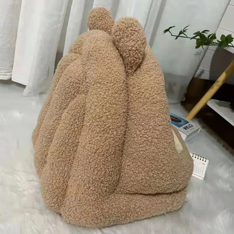 Cat Nest, Cat Bed, Semi Enclosed Cat House, Winter Warmth For Kittens, Small Dogs, Pet Sleeping Nests, Cat And Dog Universal