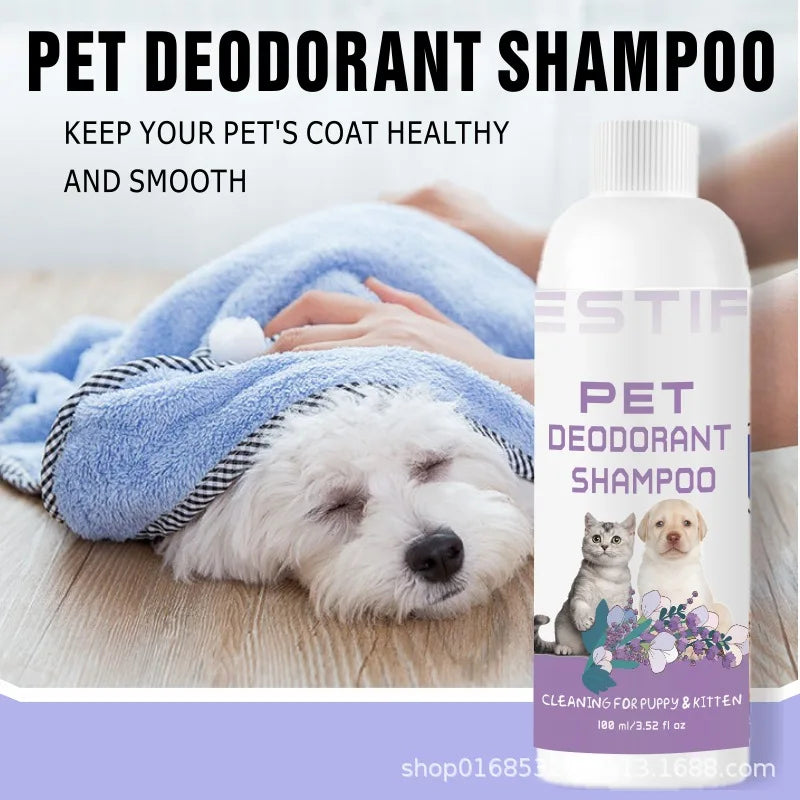 Pet Shampoo Conditioner Deodorizing Shampoo for Cats and Dogs Long - Lasting Fragrance Hair Care