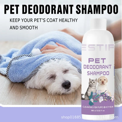 Pet Shampoo Conditioner Deodorizing Shampoo for Cats and Dogs Long - Lasting Fragrance Hair Care