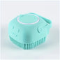2-in-1 Silicone Pet Grooming Brush with Massage Balls-Bath & Massage Tool for Dogs and Cats-Silicone Material Pet Care Accessory