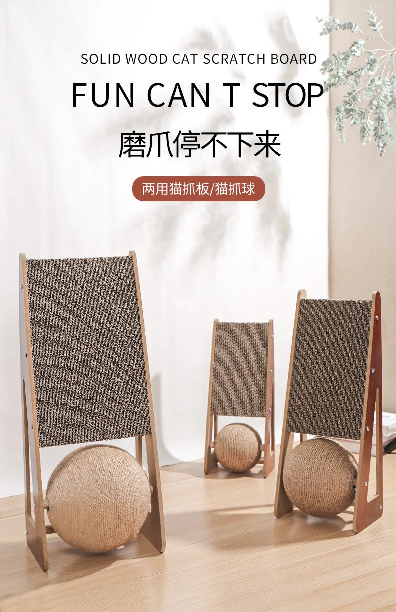 Cat Scratcher Board Detachable Cat Scraper Scratching Post for Kittens Grinding Claw Climbing Toy Pet Cat Furniture Supplies
