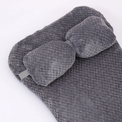 Full Filling Medium Dog Bed Winter Warm Small Cat Sofa Mat Elastic Puppy Kennel Dog Sofa Mat Accessories with Detachable Pillow