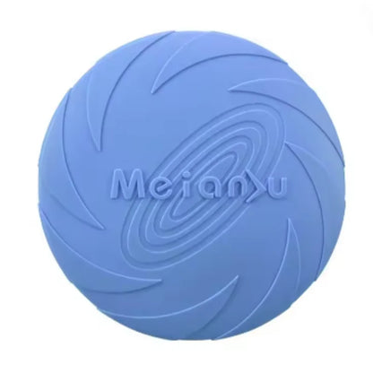 Pet Dog Flying Disk Toy Silicone Material Environmentally Friendly Anti-Chew Dog Puppy Interactive Training Pet Supplies E2