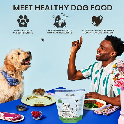 Air Dried Grain Free Dog Food for Dogs Large Medium and Small Puppy Dog Food Adult Dog Food Senior Dog Food Beef and Berries 4.