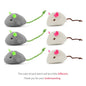 6pcs Mix Pet Toy Catnip Mice Cats Toys Fun Plush Mouse Cat Toy For Kitten