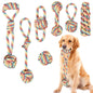 [1/7 Pack] Dog Tug Rope Toys, Strong Durable Chew Toys for Aggressive Chewers, Interactive Fetch Toys for All Size Dogs