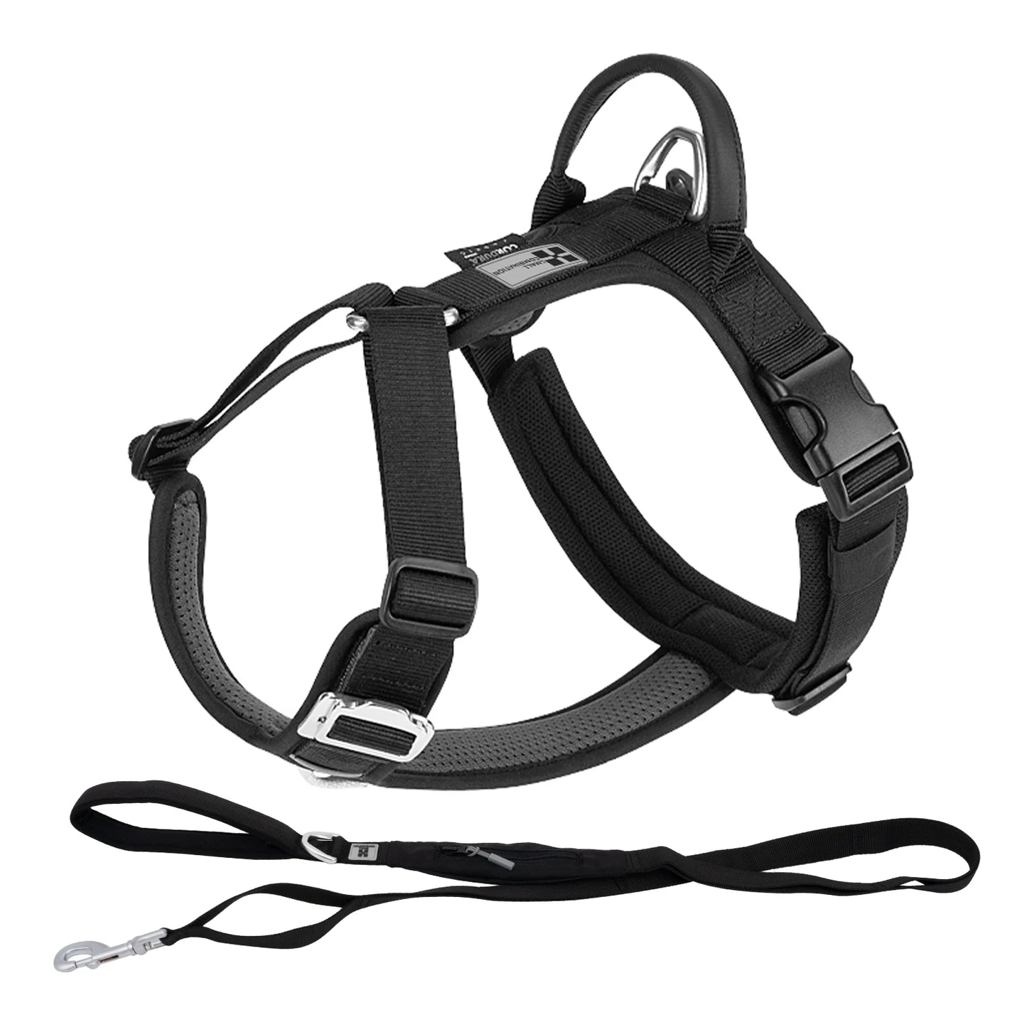 SMALL COMBINATION Large Dog Collar Harness and Leash Sets No pull Reflective Medium dog chest vest Pet German Shepherd Training