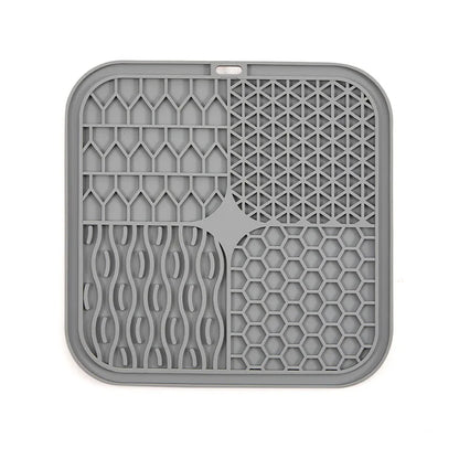 Pet Licking Tray Cats and Dogs Slow Food Licking Tray Anti-choking Food Grade Silicone Sucker Pet Suppliespet Suppl Item Type