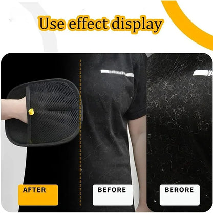 Pet Hair Removal Tools Reusable Gloves Pet Double Sided Beauty Gloves Carpet Removal Pet Fur Hair Pet Supplies Sofa Carpet Home