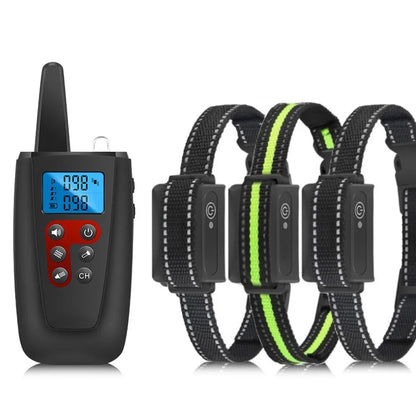 No Shock No Pins Dog Training Collar 3300ft Remote IP67 Waterproof Rechargeable Pet Training Collar Sound Vibration Shock Free