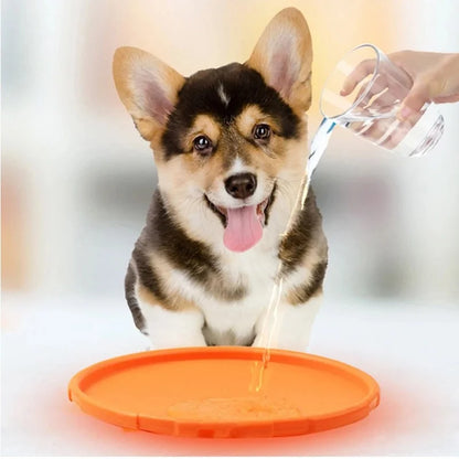 Pet Dog Flying Disk Toy Silicone Material Environmentally Friendly Anti-Chew Dog Puppy Interactive Training Pet Supplies E2