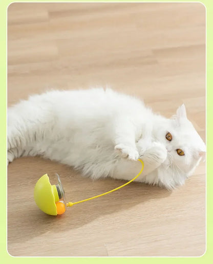 Premium Tumbler Cat Toy, Detachable Teaser Wand, Feather Bell, Catnip Ball, Pet Supplies, Plush Feather Toy
