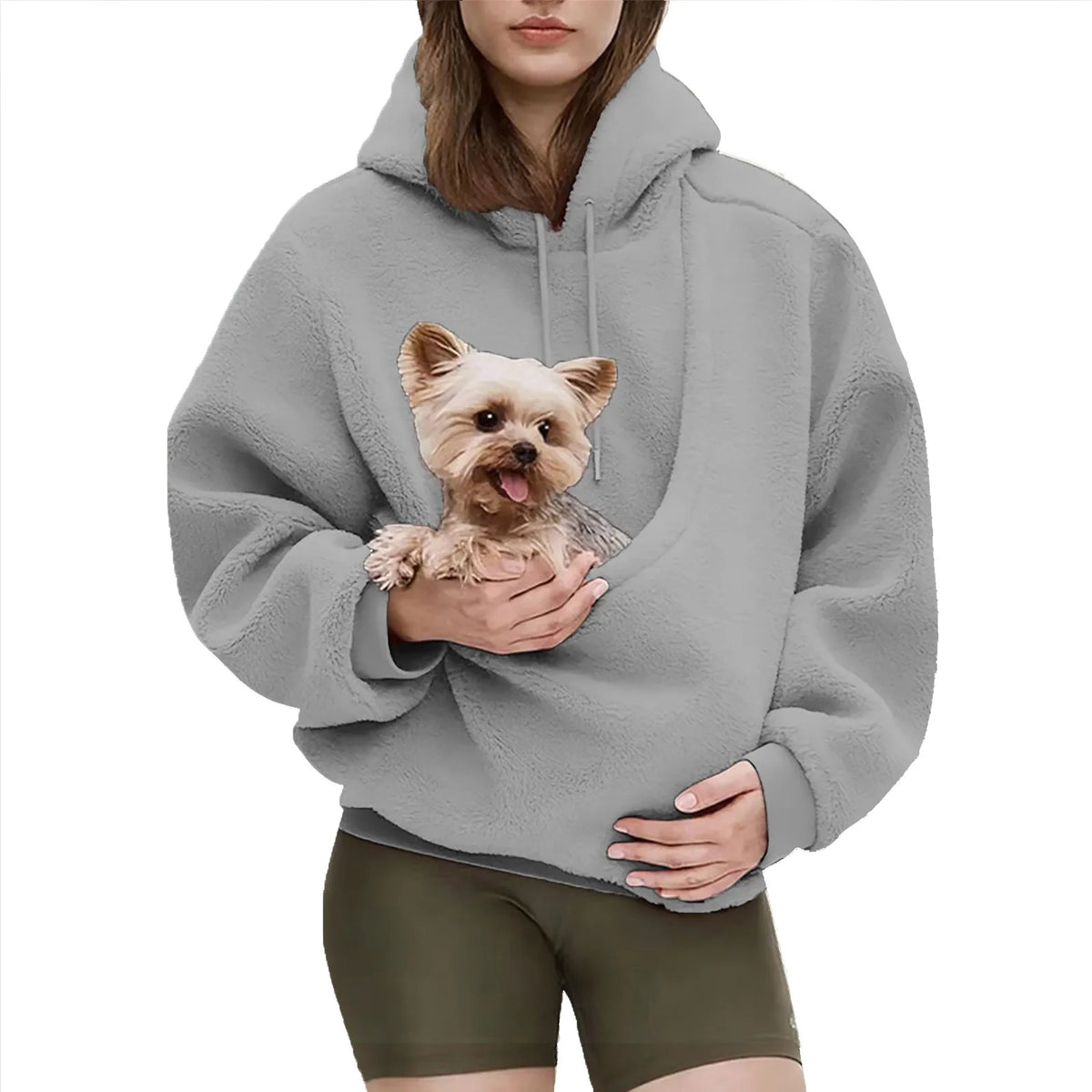 2026 Autumn Winter Hoodie Kangaroo Dog Pet Holder Carrier Big Pouch Pocket Pullovers Sweatshirt Animal Pouch Hood Sweatshirt