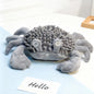 Chenille Crab Plush Dog Toy: Squeaky Chew Toy with Dental Textures - Interactive Stress Relief for Anxiety & Play