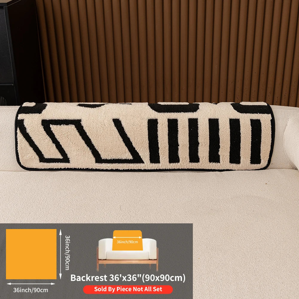 Winter Short Velvet Sofa Cushion Non-Shedding Slip-resistant Home animal feiendly Protection Cover for Living Room Furniture