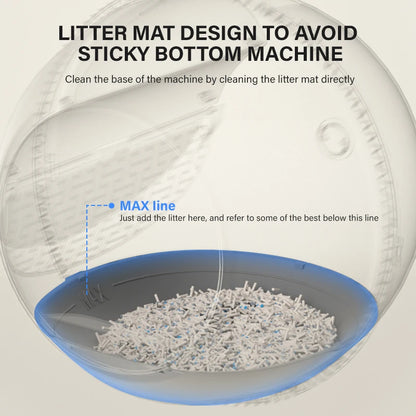 Self Cleaning Cat Litter Box 8L Large Automatic Sandbox for cat 2.4G WiFi Auto Litter Box Robot with APP Control