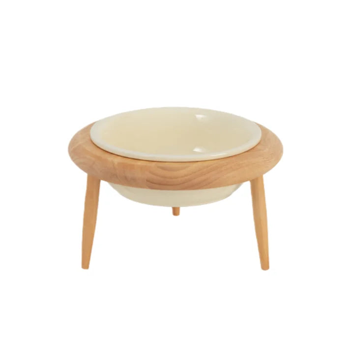 Cat Supplies Food Water Bowl Pet High Foot Feeding Dish Cats Dogs Ceramics Feeder Elevated Cat Ceramic Bowls Height Adjustable