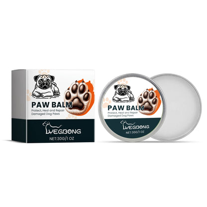 Paw Balm Repair Damaged Dog Paws Anti-Crack Increase Elasticity Strengthen Paw Health Reduce Dryness Moisturizing Pet Care 30g
