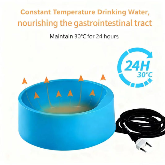 Pet Constant Temperature Heated Drinking Bowl Cat Dog Feeding in Winter Heated Drinking Dispenser Feeding and Watering Dispenser