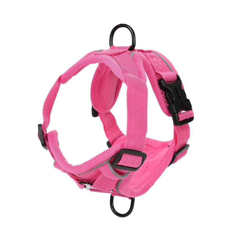 Cats Harness Leash For Small Dogs Cat Outdoor Reflective Adjustable Puppy Kitten Traction Device Tactical Training Pet Supplies