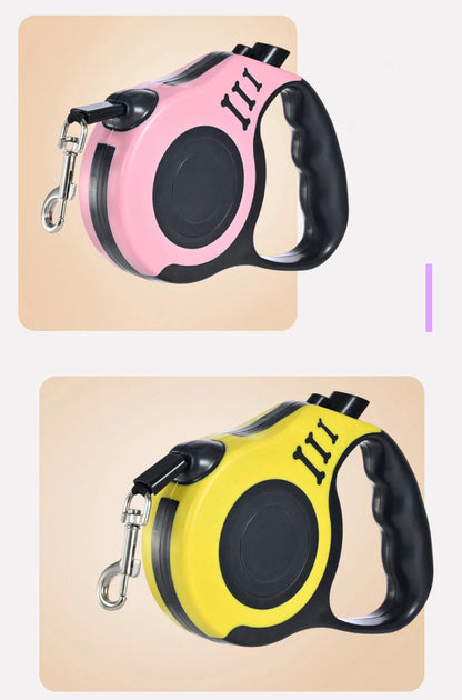 Pet Supplies Button Automatic Telescopic Leash, Super Strong Pulling Force Dog Walking Leash, Explosion-proof Dog Flushing Leash