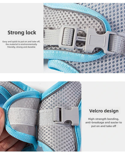 Pet Things Cat Accessories Cute Adjustable Cat Collar and Leash Set for Walking Safe Reflective Soft Comfortable Vest