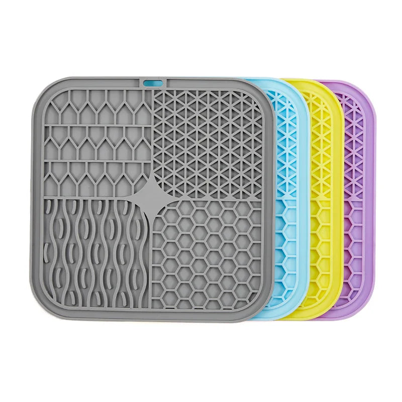 Pet Licking Tray Cats and Dogs Slow Food Licking Tray Anti-choking Food Grade Silicone Sucker Pet Suppliespet Suppl Item Type