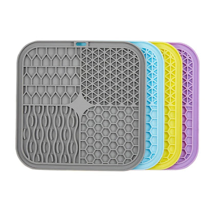 Pet Licking Tray Cats and Dogs Slow Food Licking Tray Anti-choking Food Grade Silicone Sucker Pet Suppliespet Suppl Item Type