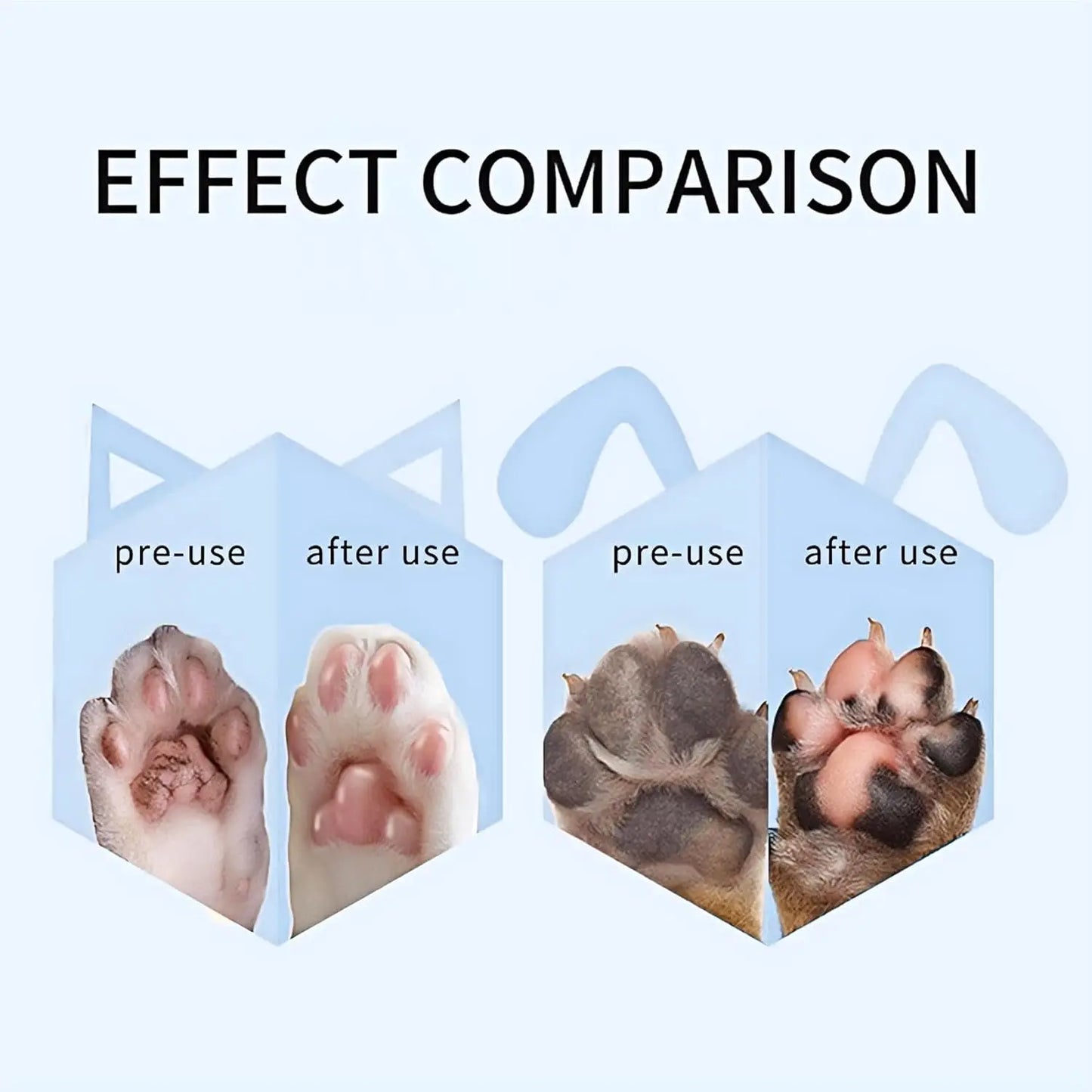 50g Pet Foot Moisturizing Cream Paw Balm for Cat Dog Natural Plant Pet Nose Protector Paw Autumn Winter Care Foot Moisturizer