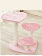 Plush Cat Tree with Heart-Shaped Design Suitable for All Seasons Cat Tree House for Kittens And Cats Furniture