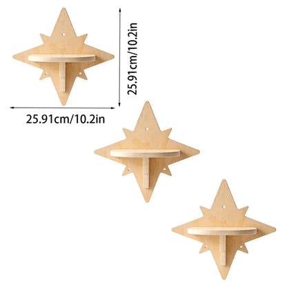 Wall-Mounted Cat Stairs Cat Scratching Posts Hammock Moon House Indoor Cat Gym Cats Furniture for Kittens Climbing and Sleeping