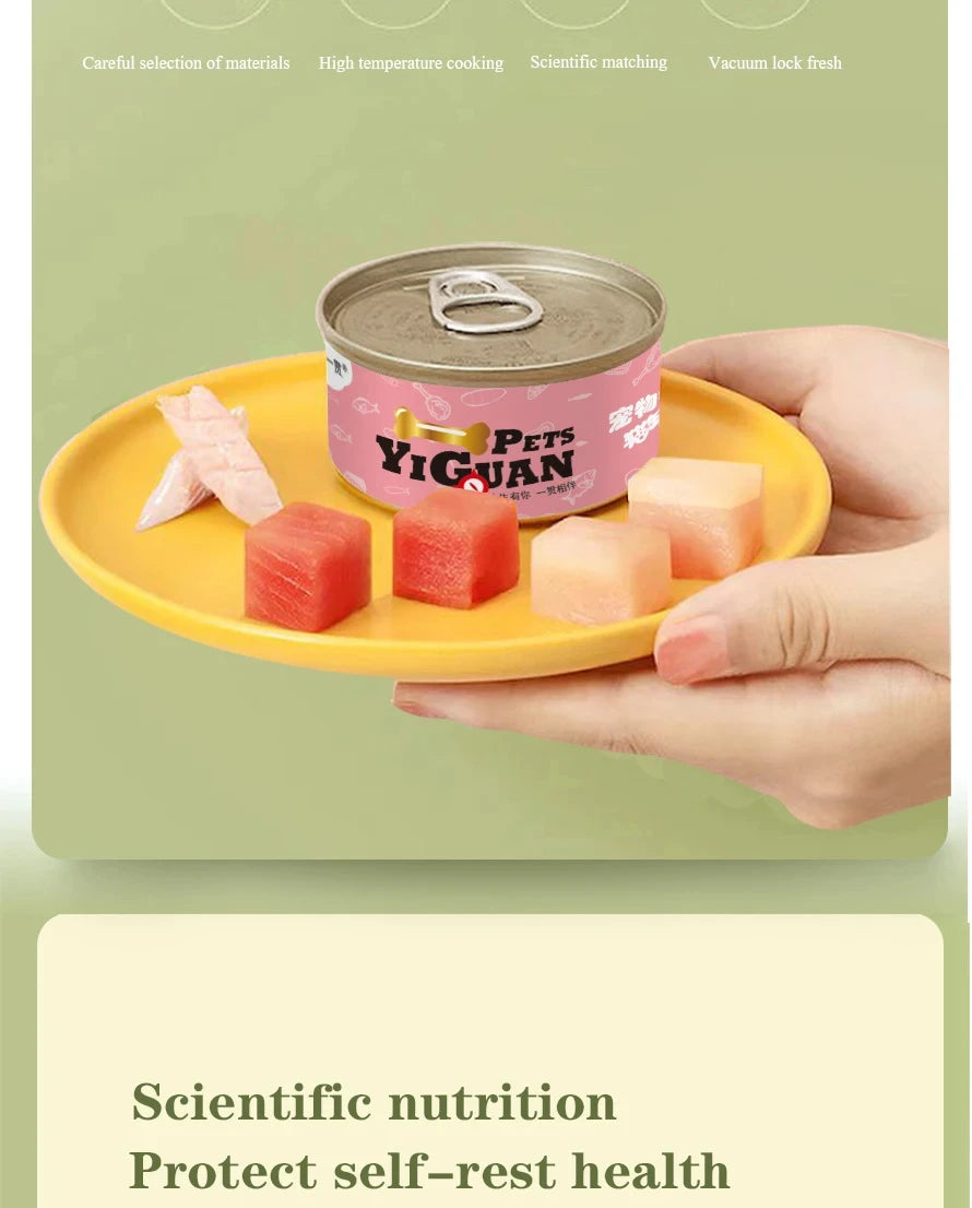 Canned cat snacks canned dog beef canned chicken canned pet wholesale pet snacks