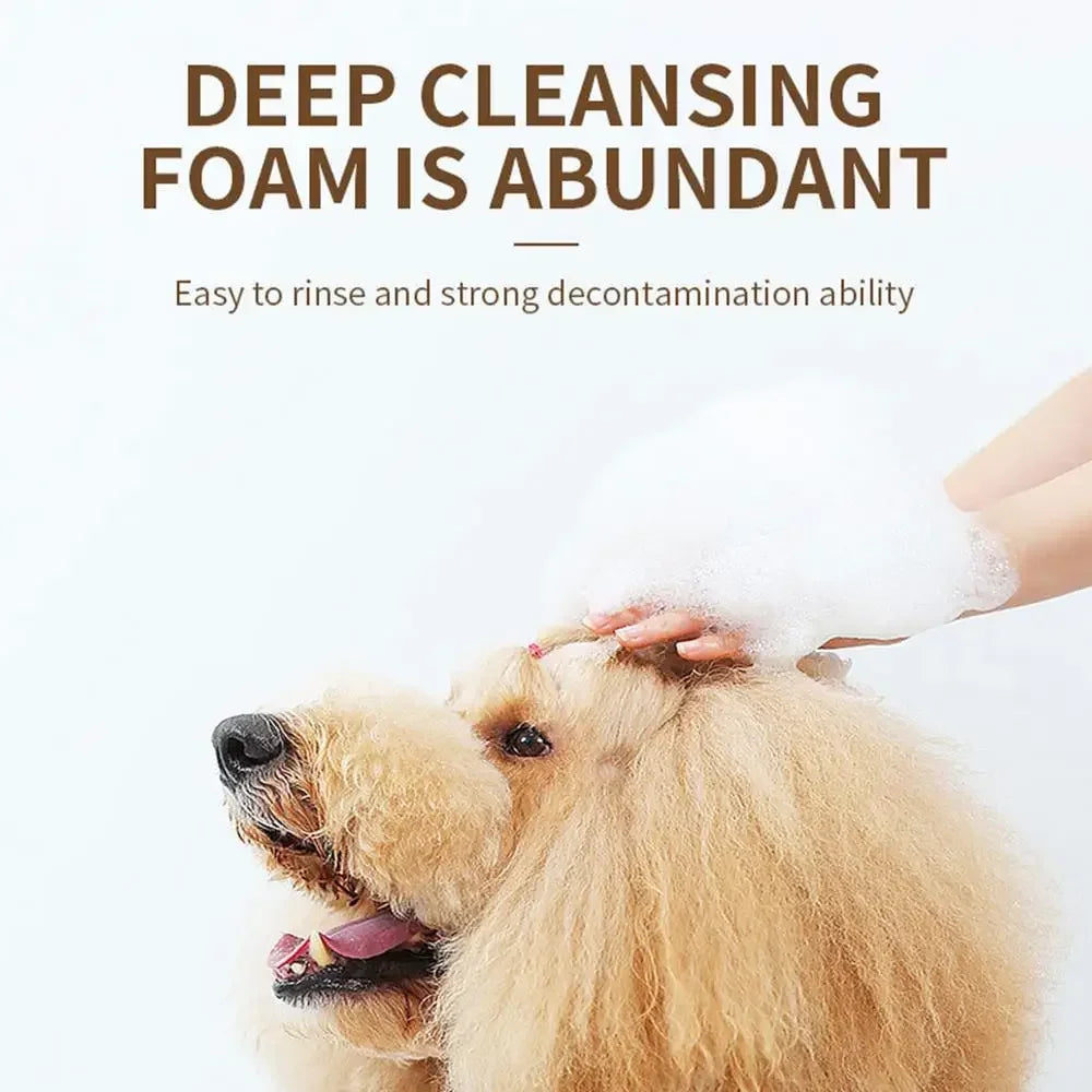 Dog Wash 3-in-1 Coconut Shampoo and Conditioner Plant-Based Organic Tearless Moisturizer Dog Shampoo and Conditioner Carpet