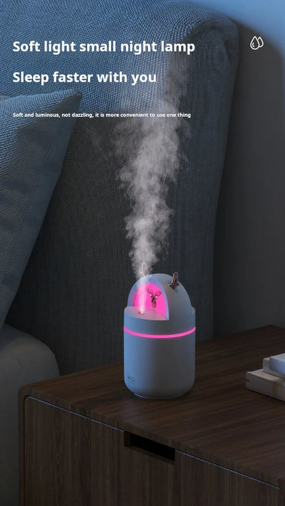 Mini Cute Pet Desktop Humidifier USB Small Car Air Freshener Bedroom Air Humidifier Portable Home Office Aromatherapy Device