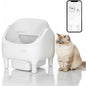 APP-Controlled Automatic Self-Cleaning Cat Litter Box,10.5L Odor-Free Waste Disposal,Pet Toilet for Cat Hygiene,Pet Products