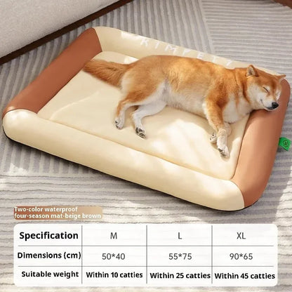 Pet Supplies Summer Cooling Bed Medium Dog Small Baskets Beds Cats Basket Bad Products Pets Dogs Accessories Blanket Cushions