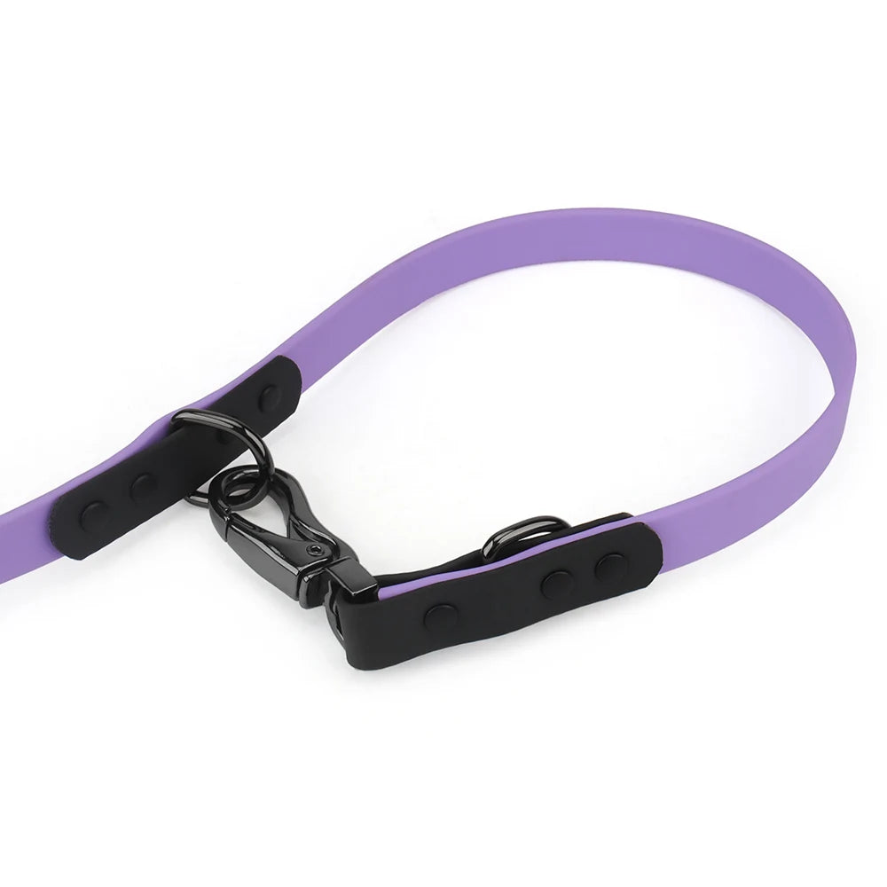 Waterproof Dog Leash with 2 Hooks for Walking,Adjustable for Traffic Control Safety Durable and Odor Proof for Medium Large Dogs