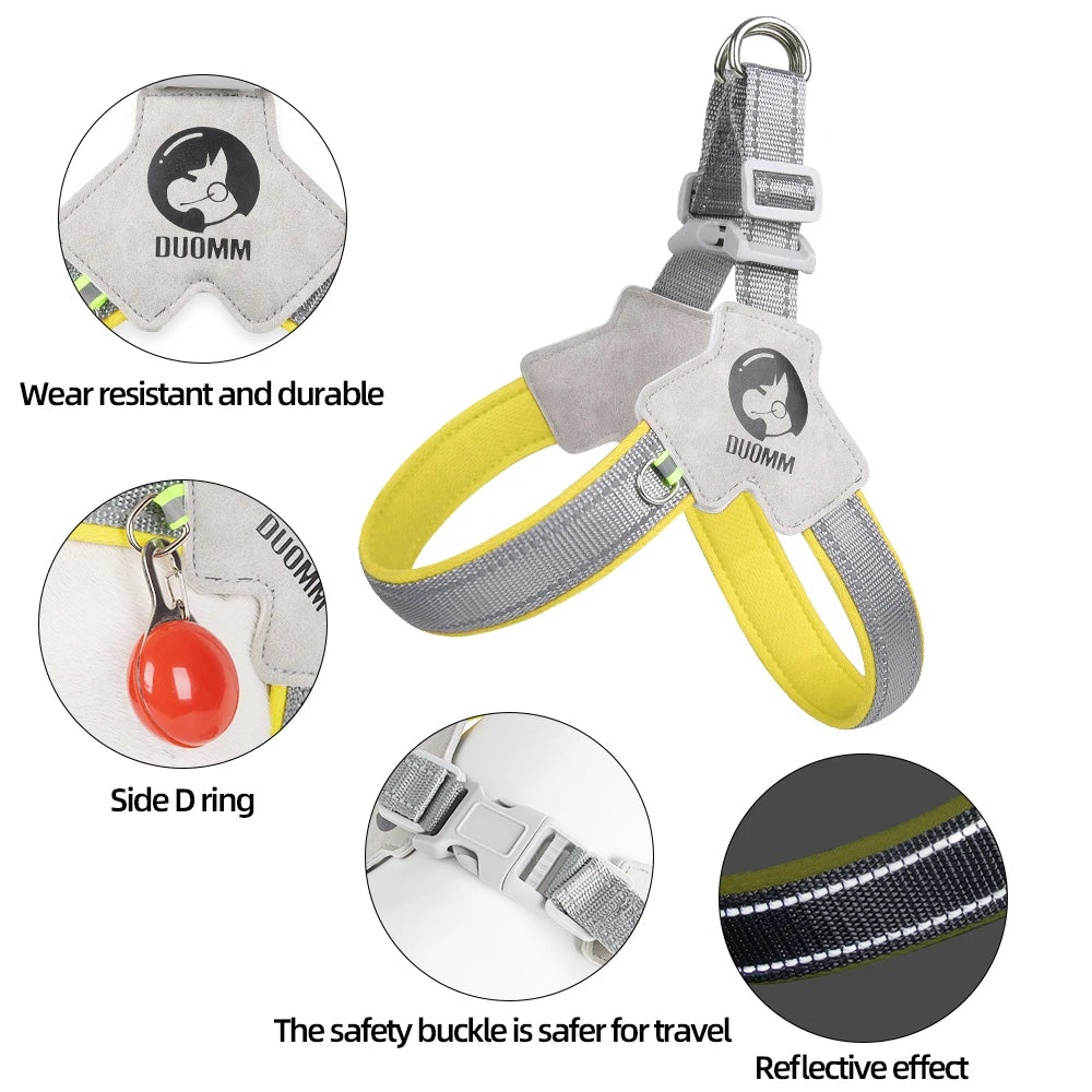 New Style Saddle Style Dog Chest Harness Breathable Reflective Pet Leash Comfortable Chest Strap for Dogs